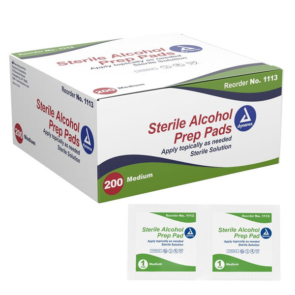 Dynarex Sterile Alcohol Prep Pads