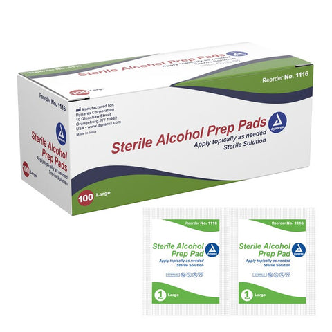 Dynarex Sterile Alcohol Prep Pads